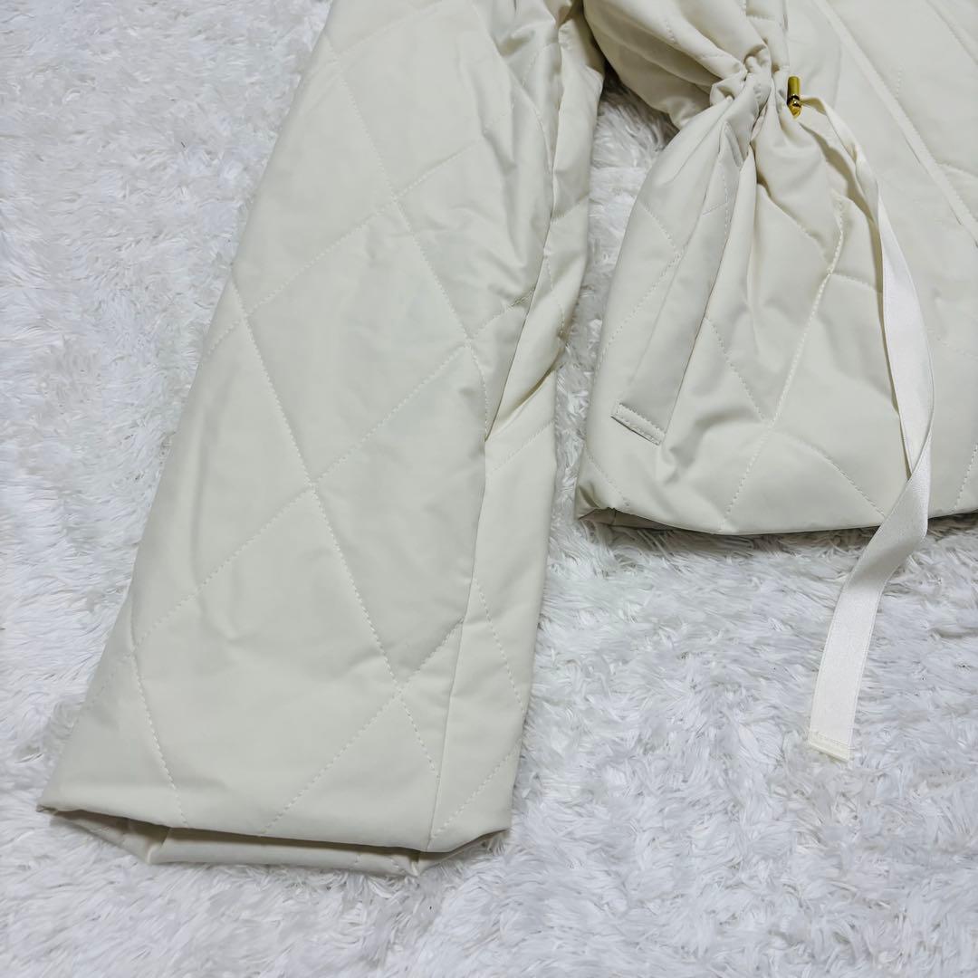 未使用タグ付き　ノエラ　ドロスト中綿コート Noela オフホワイト