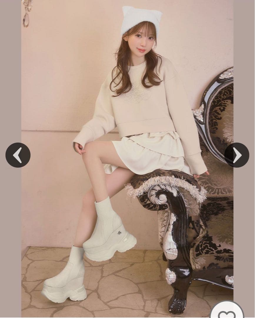 ミシェルマカロン　厚底ブーツ　XS