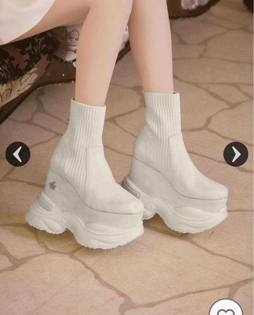 ミシェルマカロン　厚底ブーツ　XS