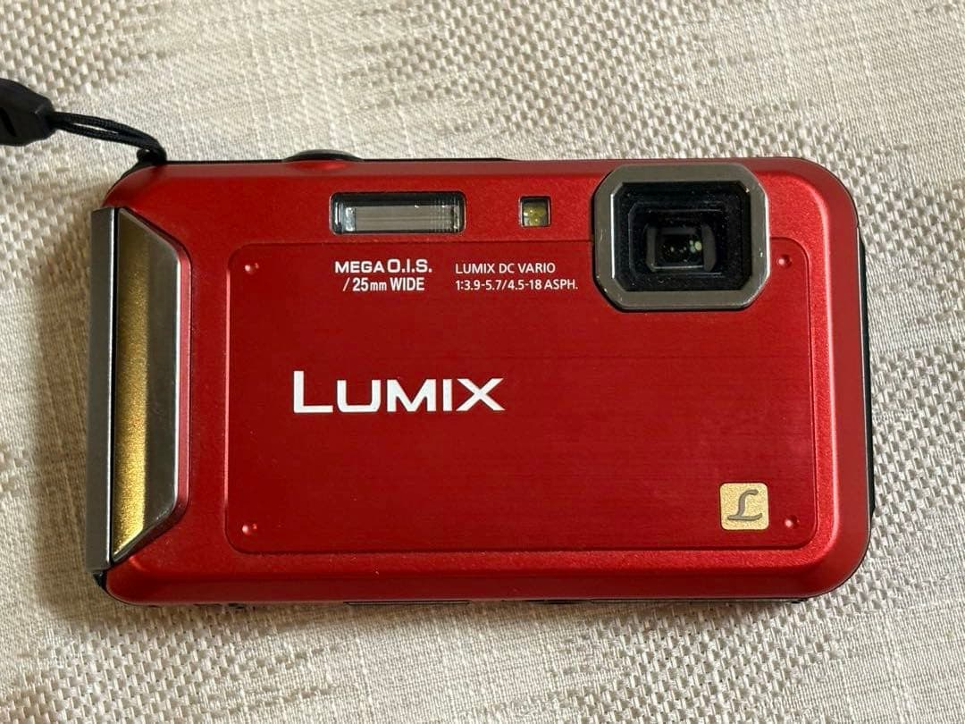 Panasonic DMC-FT20 レッド コンパクトデジタルカメラ