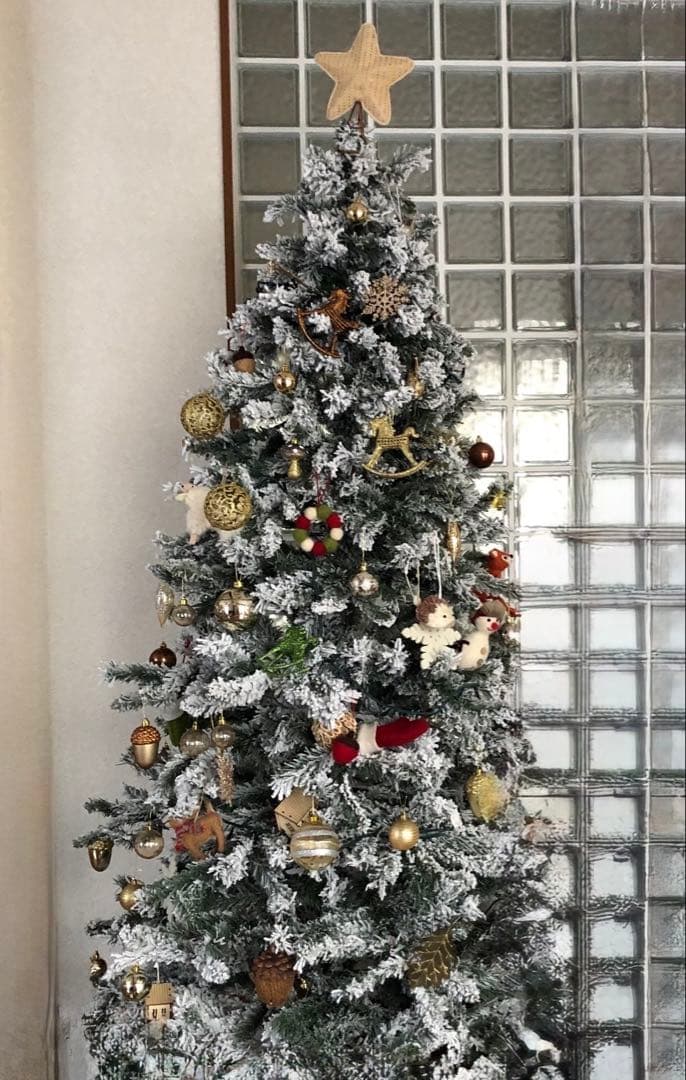 【ニトリ】クリスマスツリー210cm&オーナメントセット