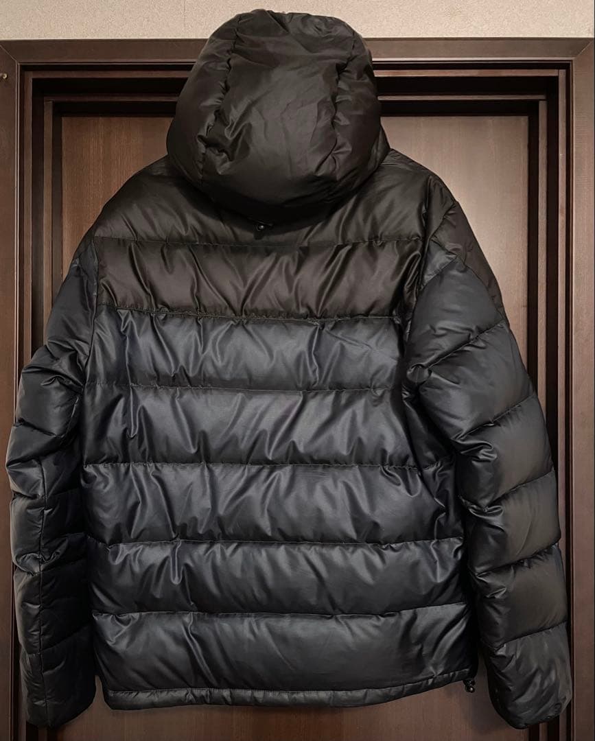 challenger ダウンジャケット　黒×紺　Lサイズ