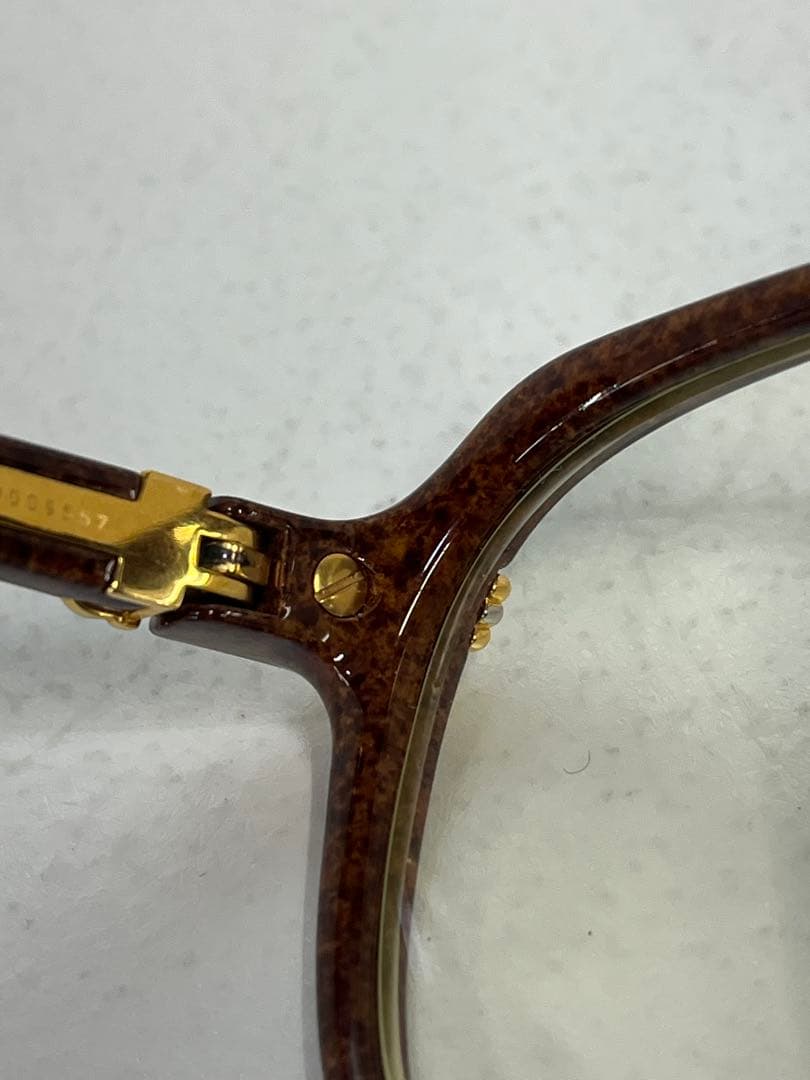 Cartier サングラス　トリニティ　ブラウンカラー　メガネ　フレーム