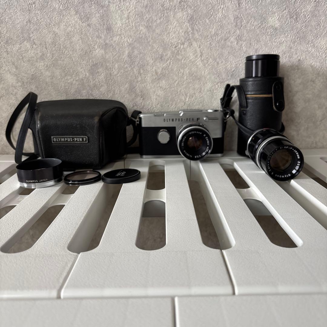 月埜Olympus pen fv フィルムカメラ レンズセット