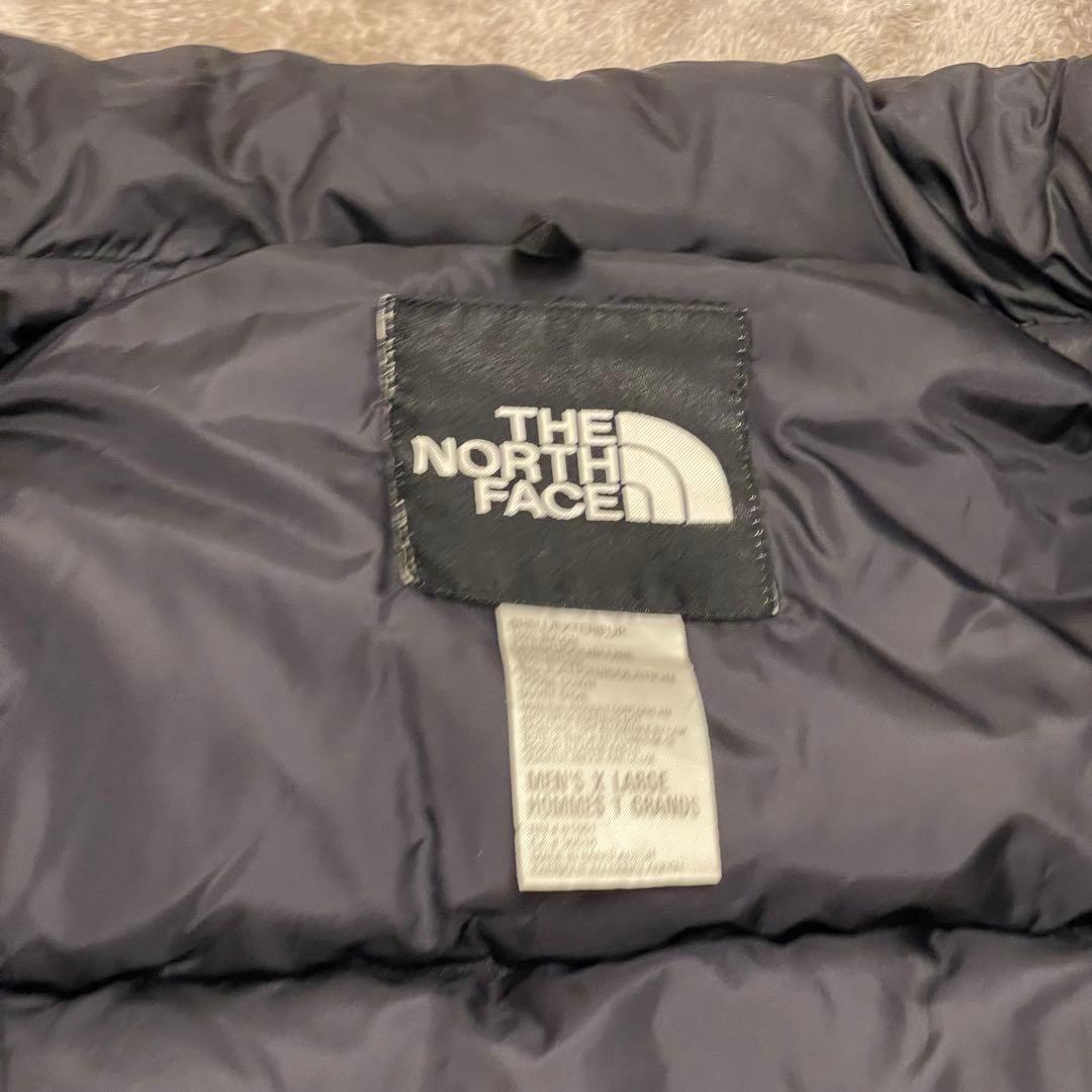 極美品 ノースフェイス　US規格 700フィル 肉厚 ヌプシダウン　XL 黒