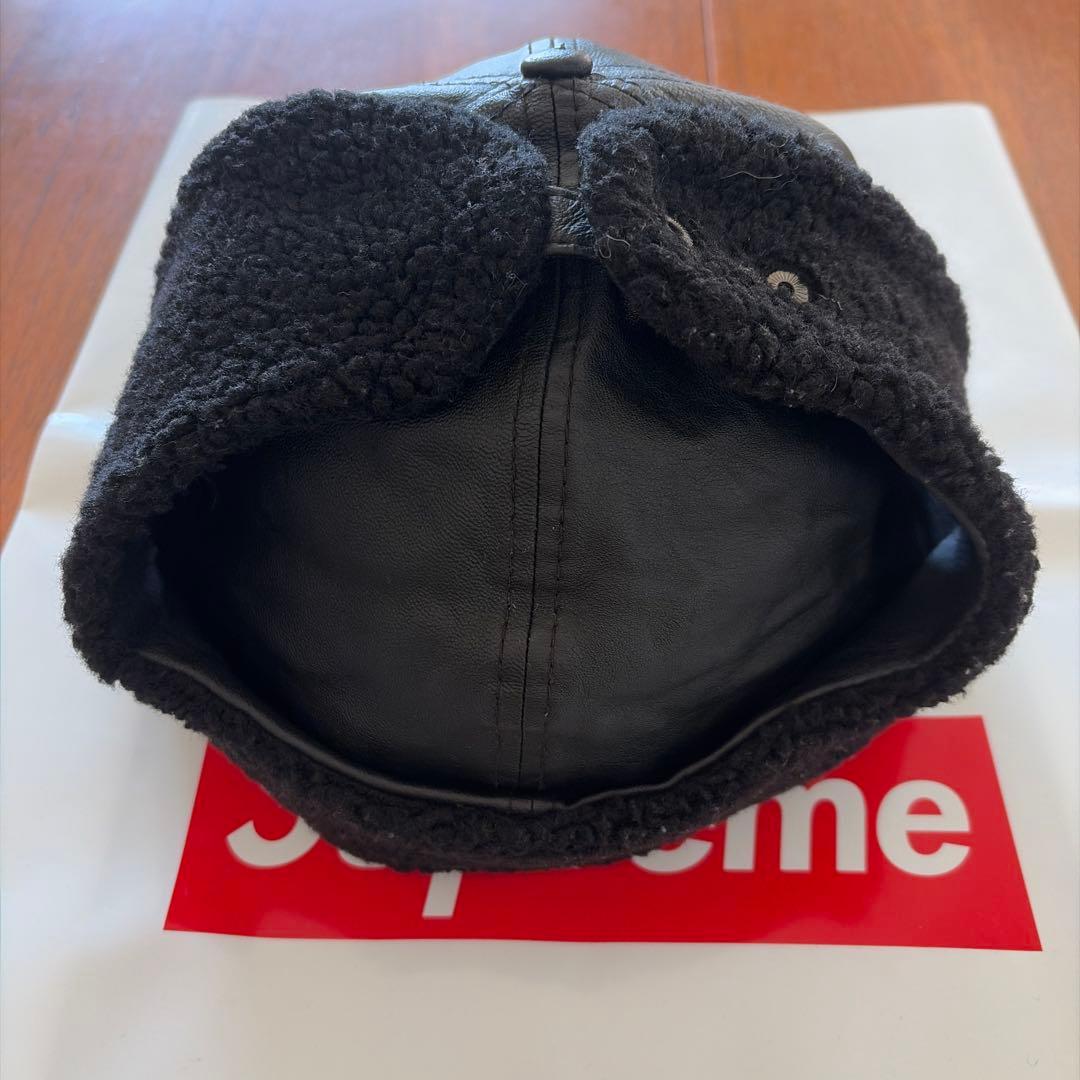 Supreme フライトキャップ 黒