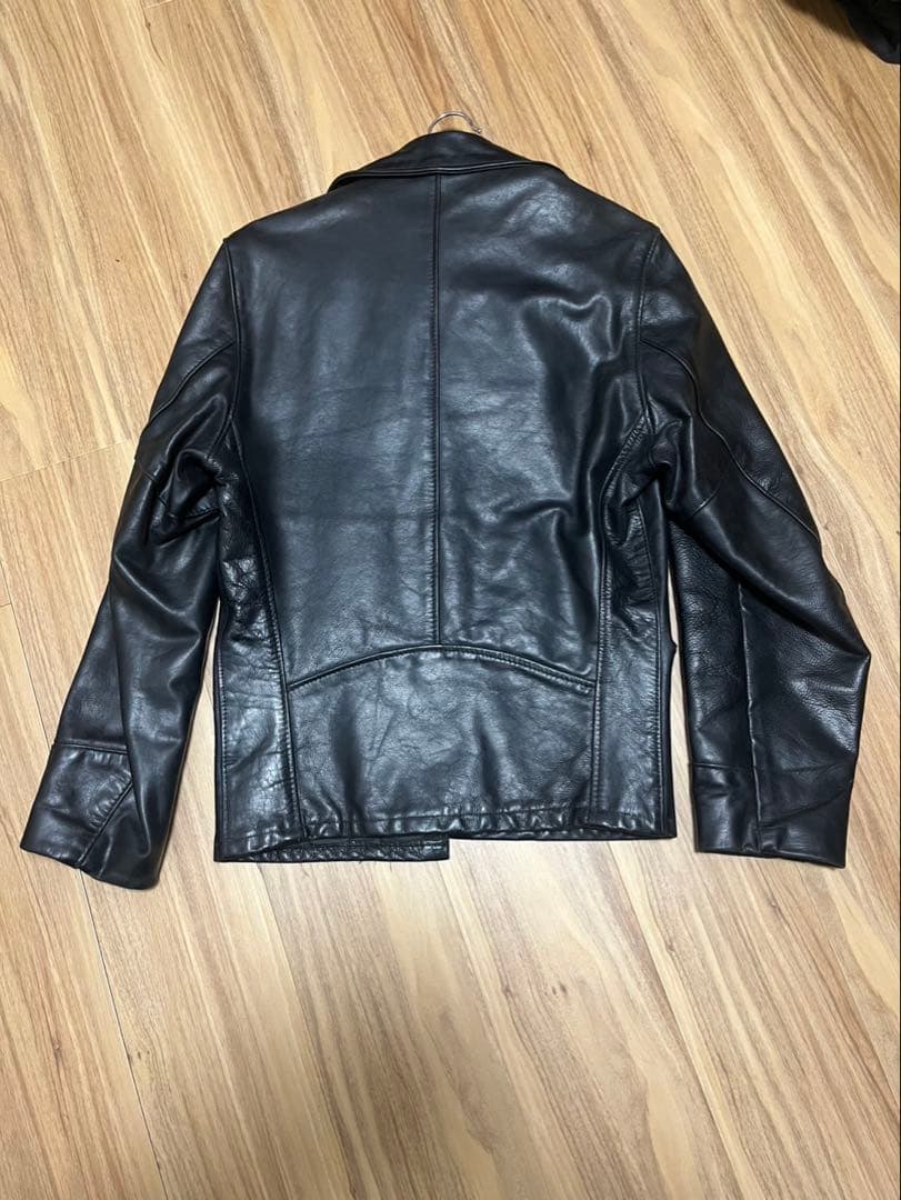 schott トラッカーズジャケット634 ブラック 32 襟付きSサイズ相当