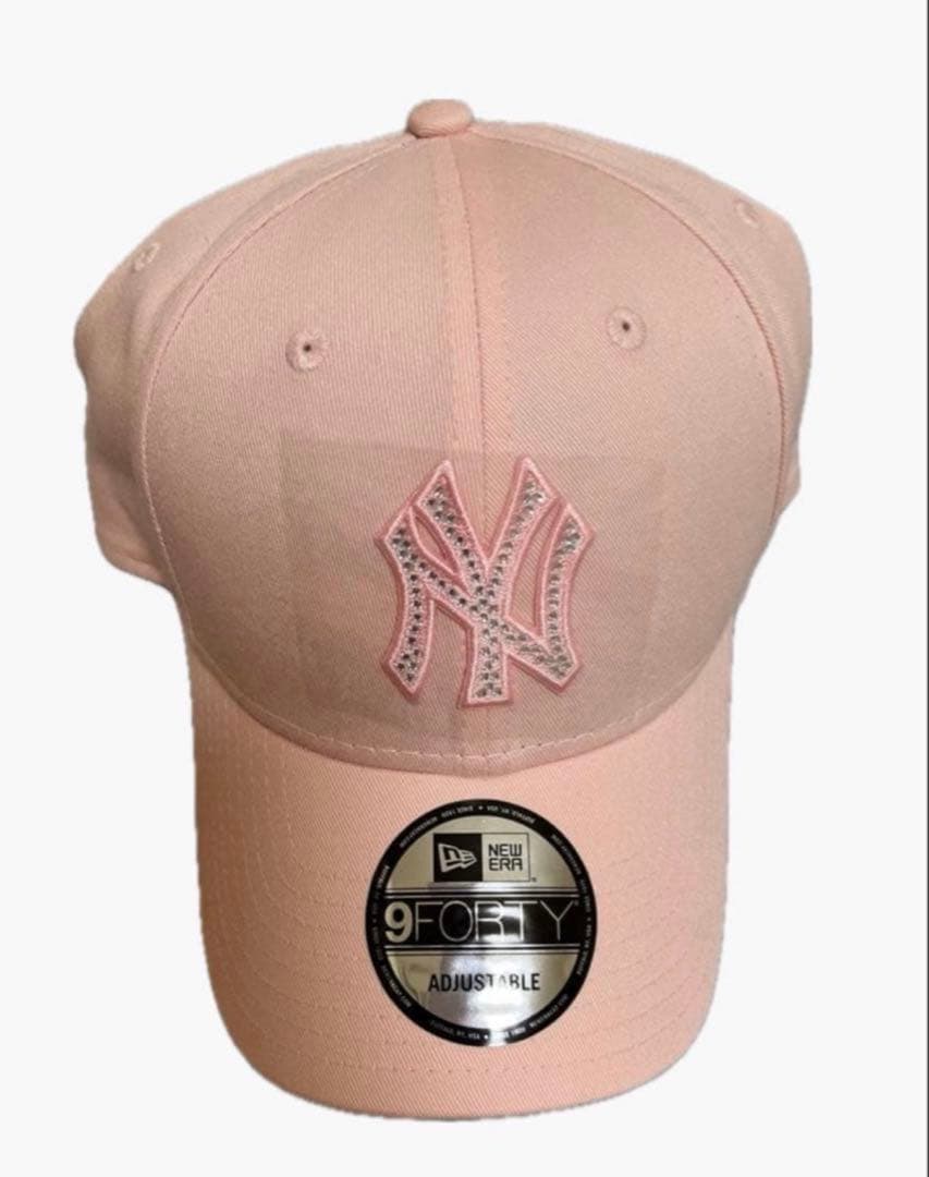 9FORTY Rhinestone ニューヨーク・ヤンキース ピンクレモネード