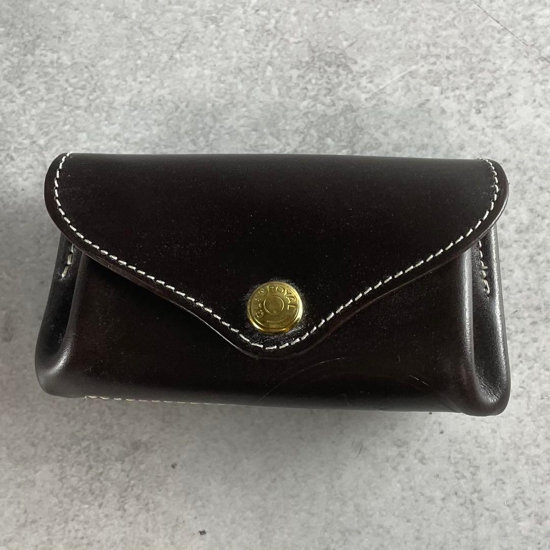 極美品✨ グレンロイヤル スモールパース ブライドルレザー ブラウン系