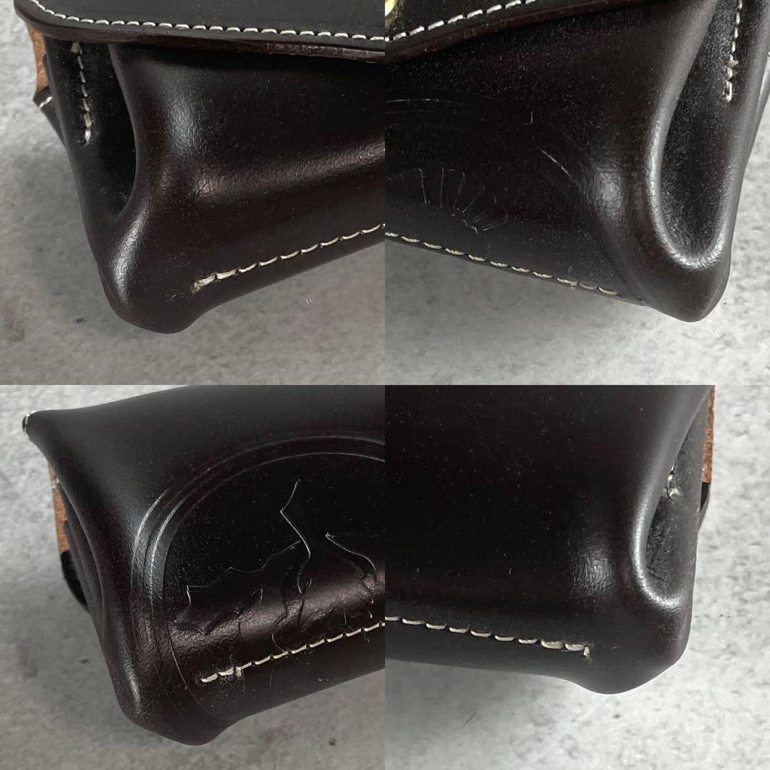 極美品✨ グレンロイヤル スモールパース ブライドルレザー ブラウン系