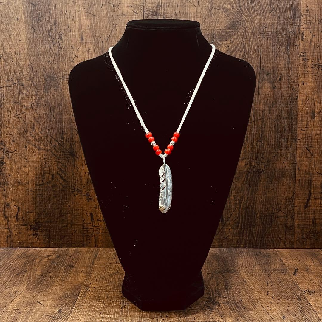 タディアンドキング TADY&KING ネックレス カスタム　特大フェザー