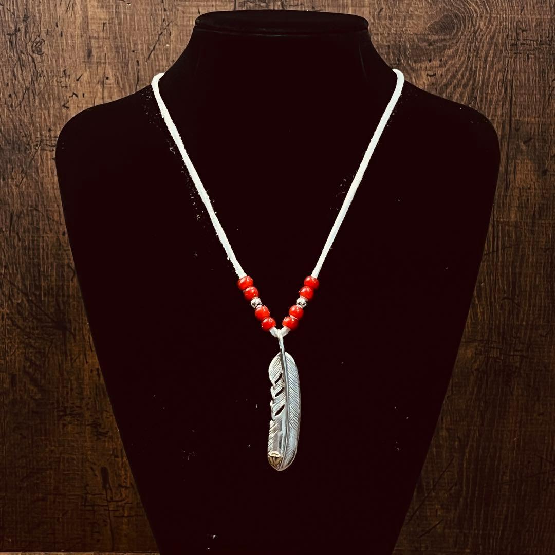 タディアンドキング TADY&KING ネックレス カスタム　特大フェザー