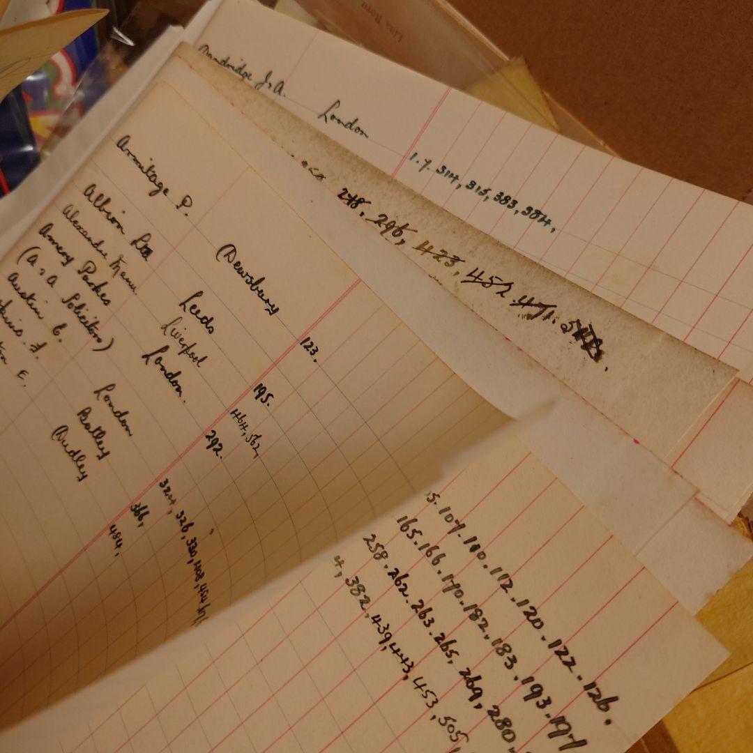 80サイズ/たっぷりephemeral box☆ヴィンテージ海外紙モノ/蚤の市