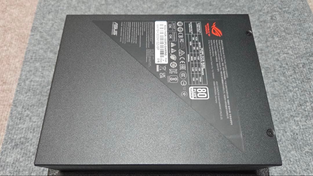 電源ユニット ASUS ROG THOR 1000W PLATINUM II