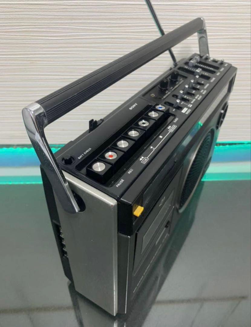 【動作品】SONY ラジカセ CF-1980 昭和レトロ メンテナンス済み