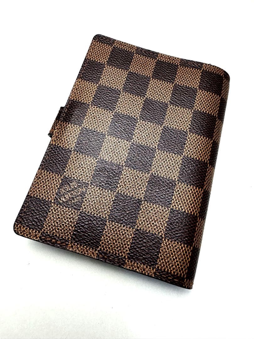 【美品】ルイヴィトン ダミエ 手帳 カバー アジェンダＰＭ