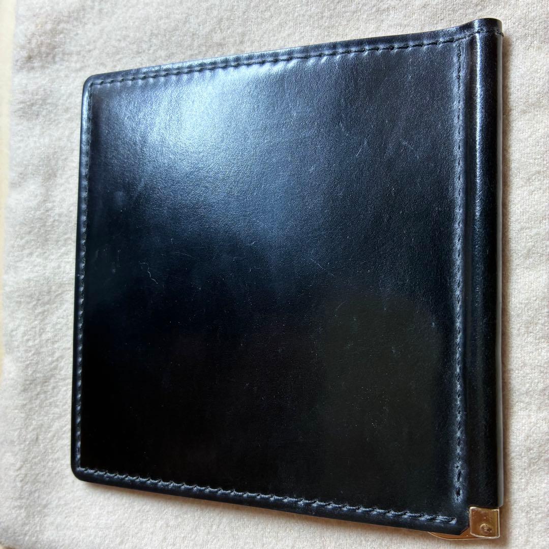 ガンゾ シェルコードバン マネークリップ