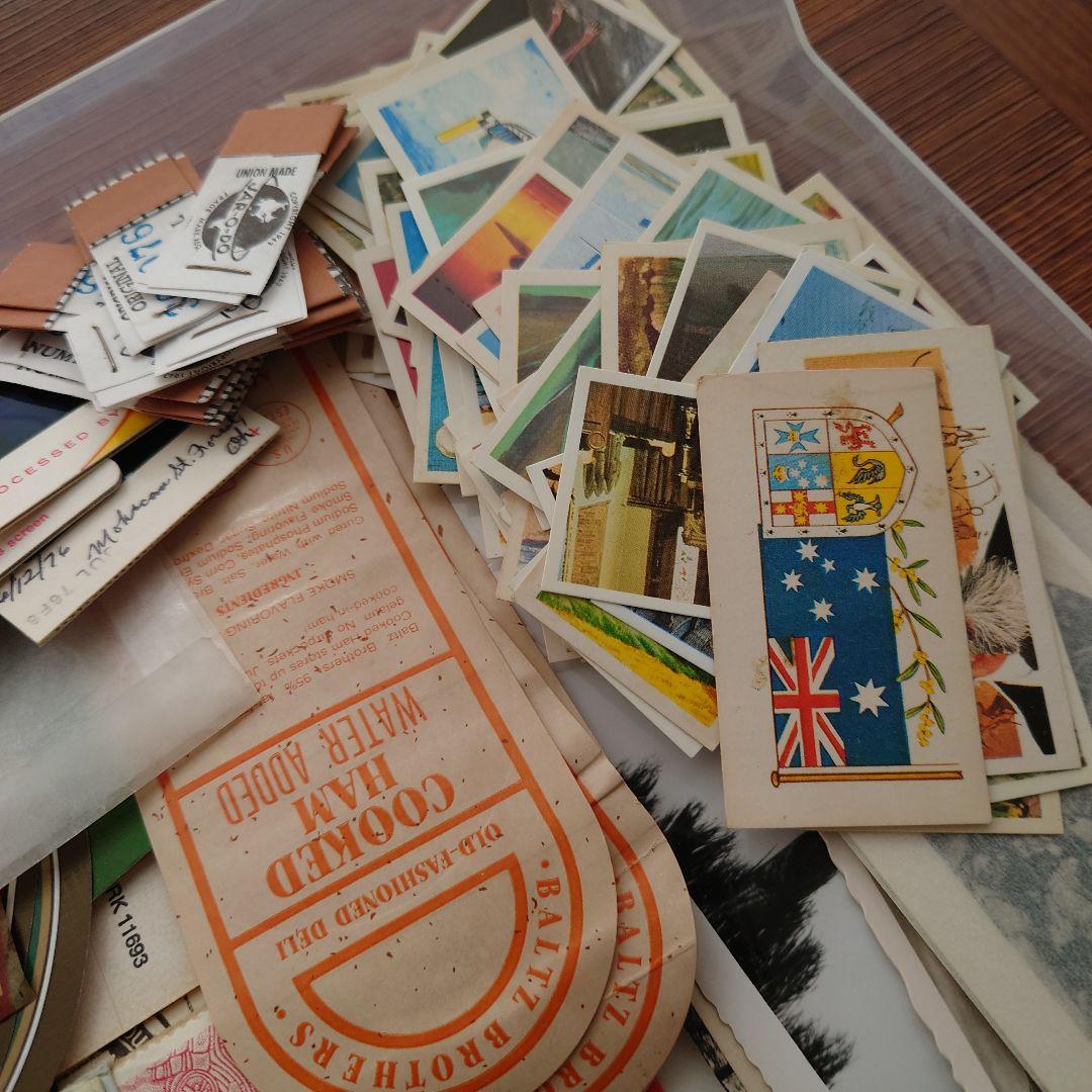 過去最大120サイズ/たっぷりephemeral box☆ヴィンテージ海外紙モノ