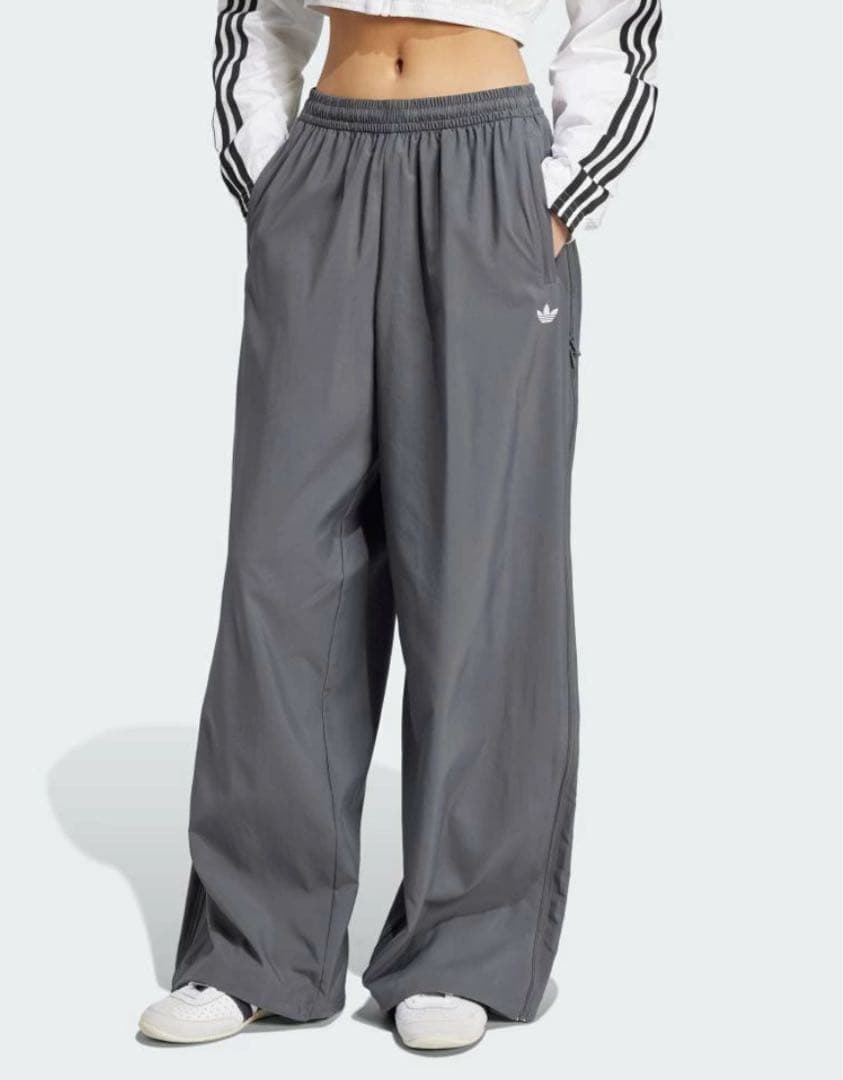 adidas Adilenium シーズン3ジップ トラックパンツ 【グレー】