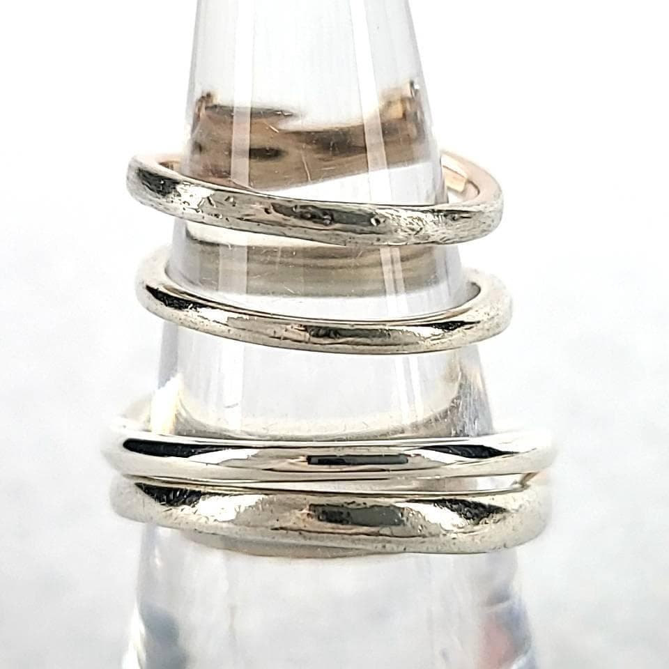 ●良品▽4℃　指輪　約7号　約16号　K10　ダイヤ　まとめ