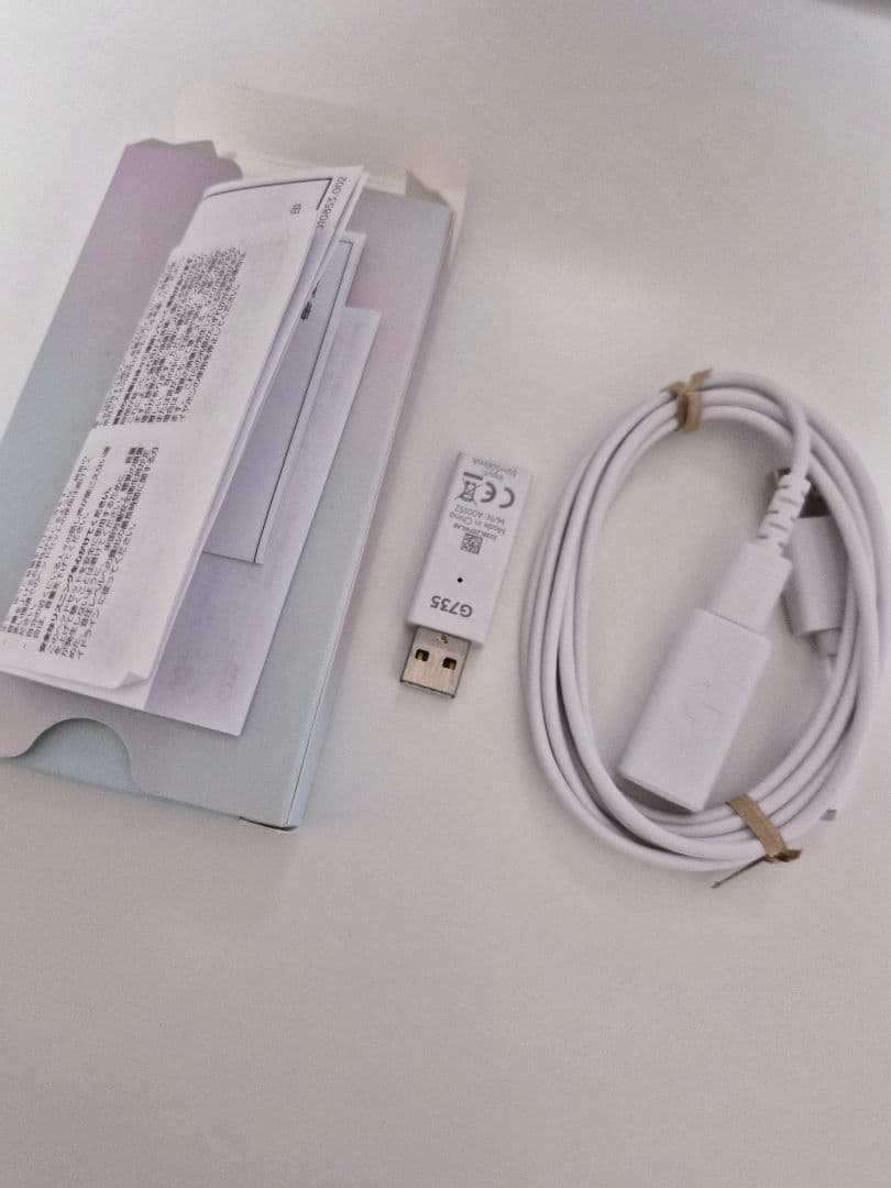 Logitech G735 ワイヤレスヘッドホン ホワイト クリアテンキー