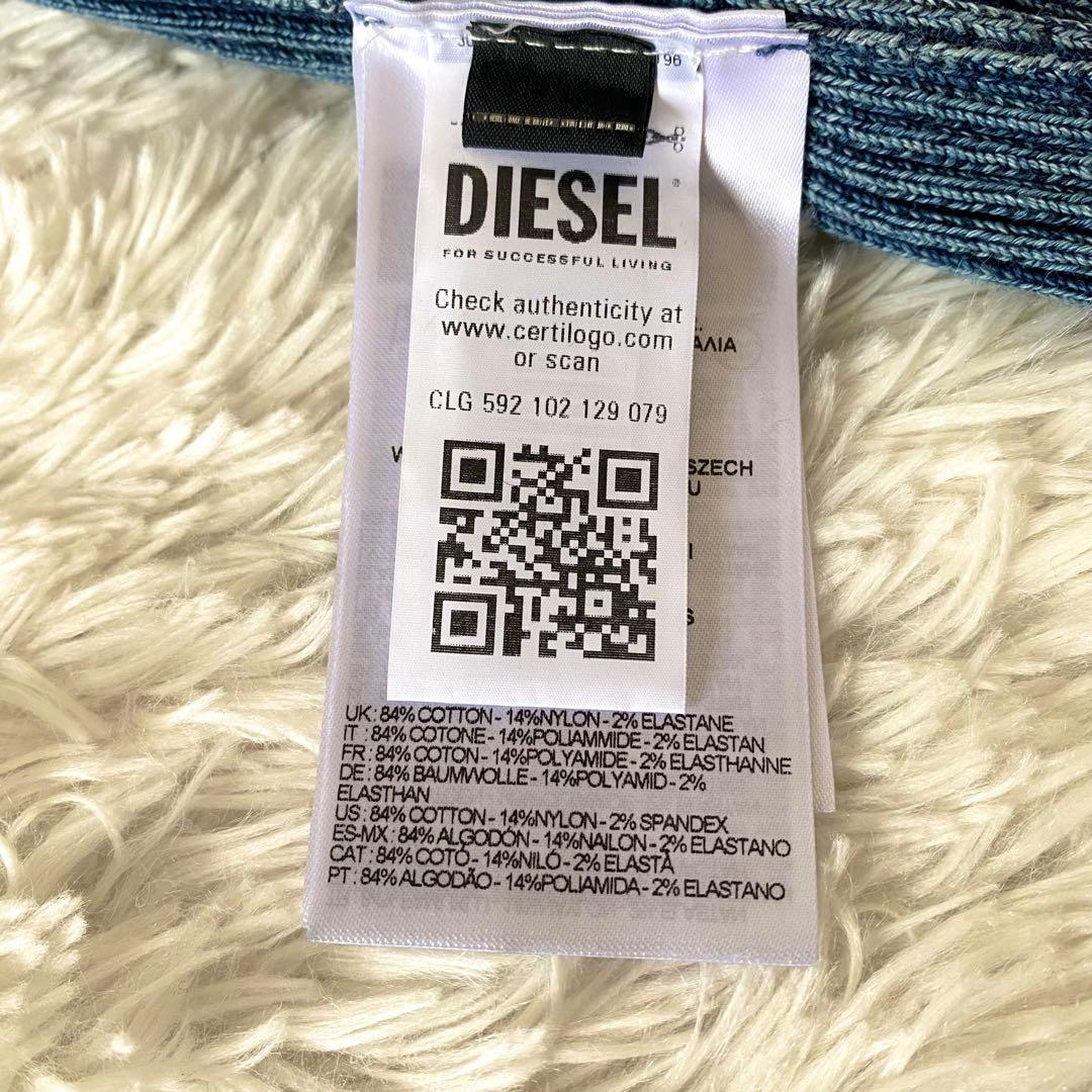 【49,500円】未使用級 ディーゼル オーバルD チューブトップニット 現行品