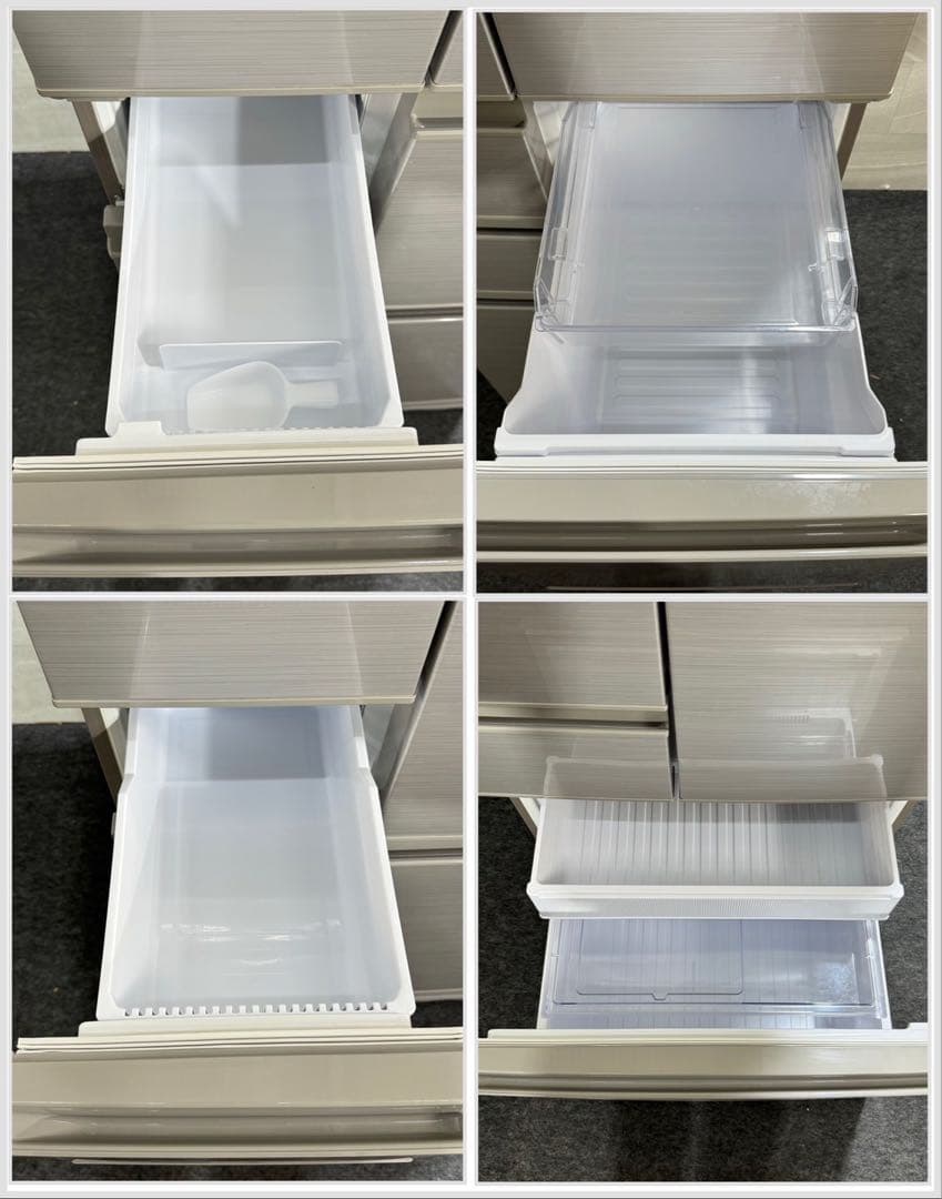 SHARP 大型冷蔵庫 大容量 502L 観音開き 6ドア d2551