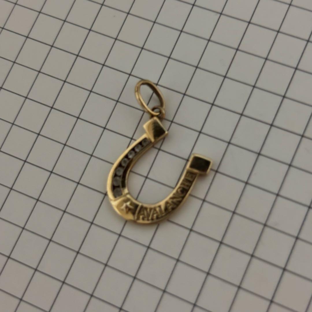 10金　10k ネックレストップ　馬蹄型