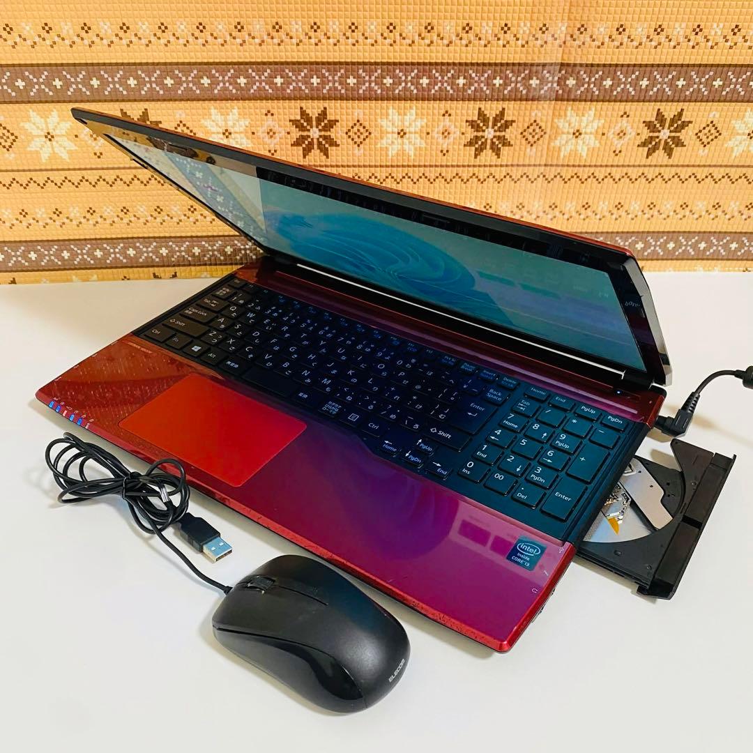 Y989 FujitsuノートパソコンSSD 256Gメモリ8G高速 Win11