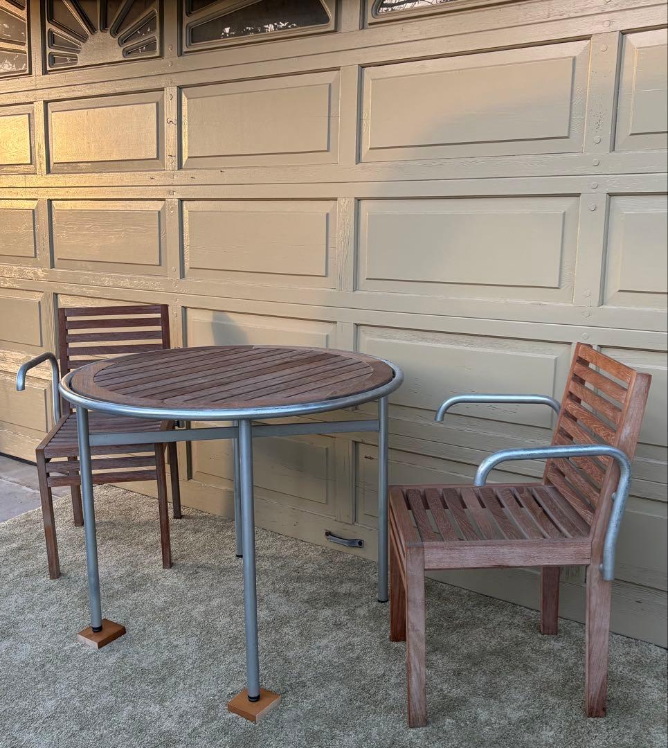 ①カッシーナ 植木莞爾 RIGA TEAKS テーブル分