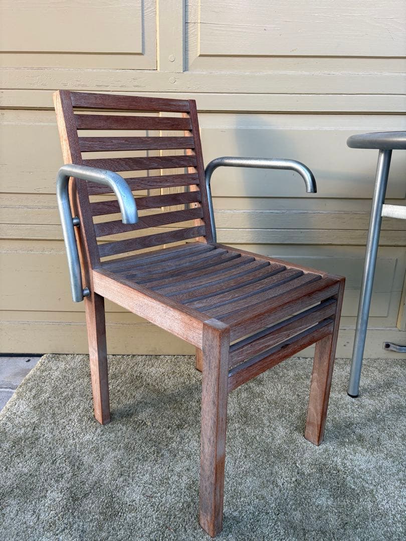 ①カッシーナ 植木莞爾 RIGA TEAKS テーブル分