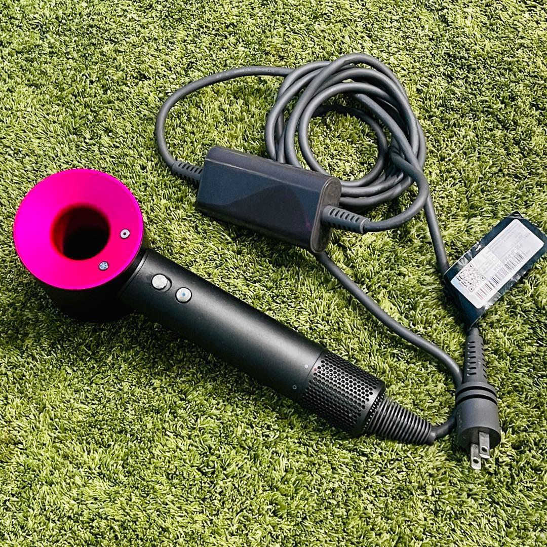 ダイソンヘアドライヤー グレー/ピンク hd08電源確認済み