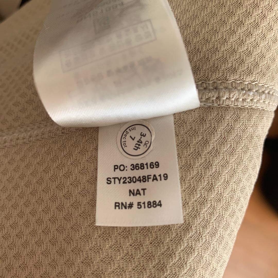 patagonia フリース ベスト クリーム色 ネイビー