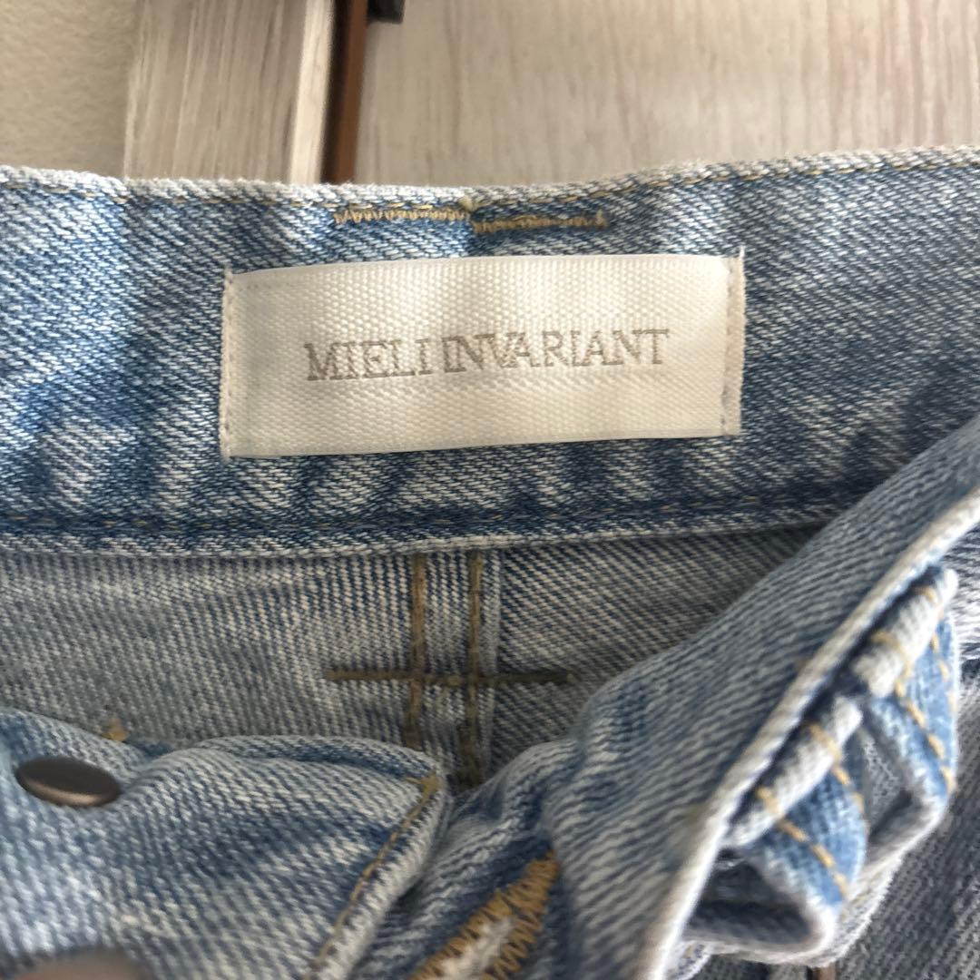 MIELI INVARIANT ICE Bleach denim 再販