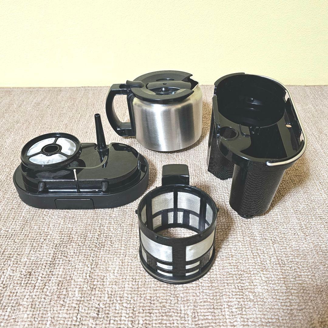 【シロカ】全自動コーヒーメーカー　カフェばこ　ステンレスサーバー　ミル4段階