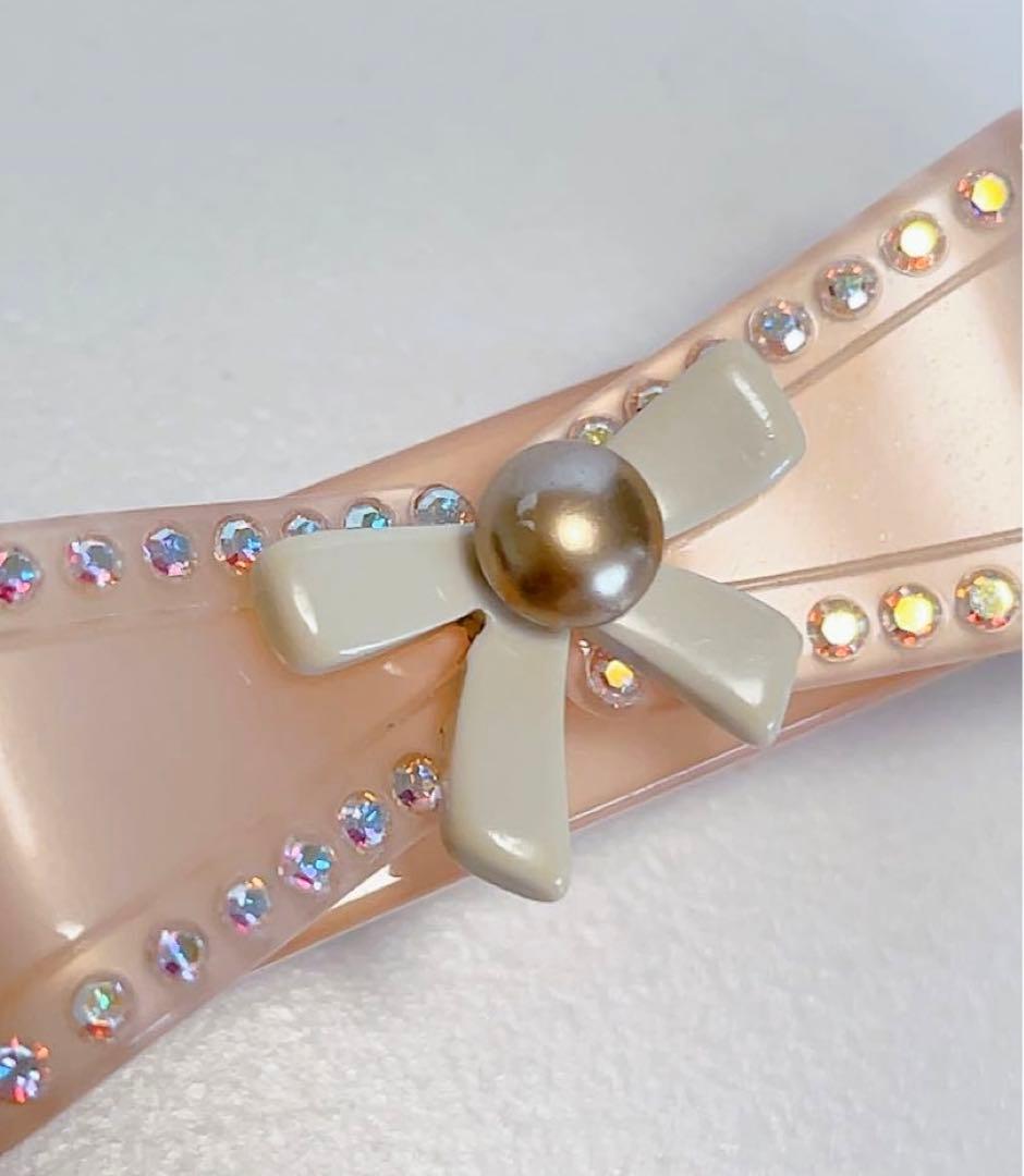 アレクサンドルドゥパリ　ミニバレッタ　ピンク　リボン　可愛い　ヘアアレンジ