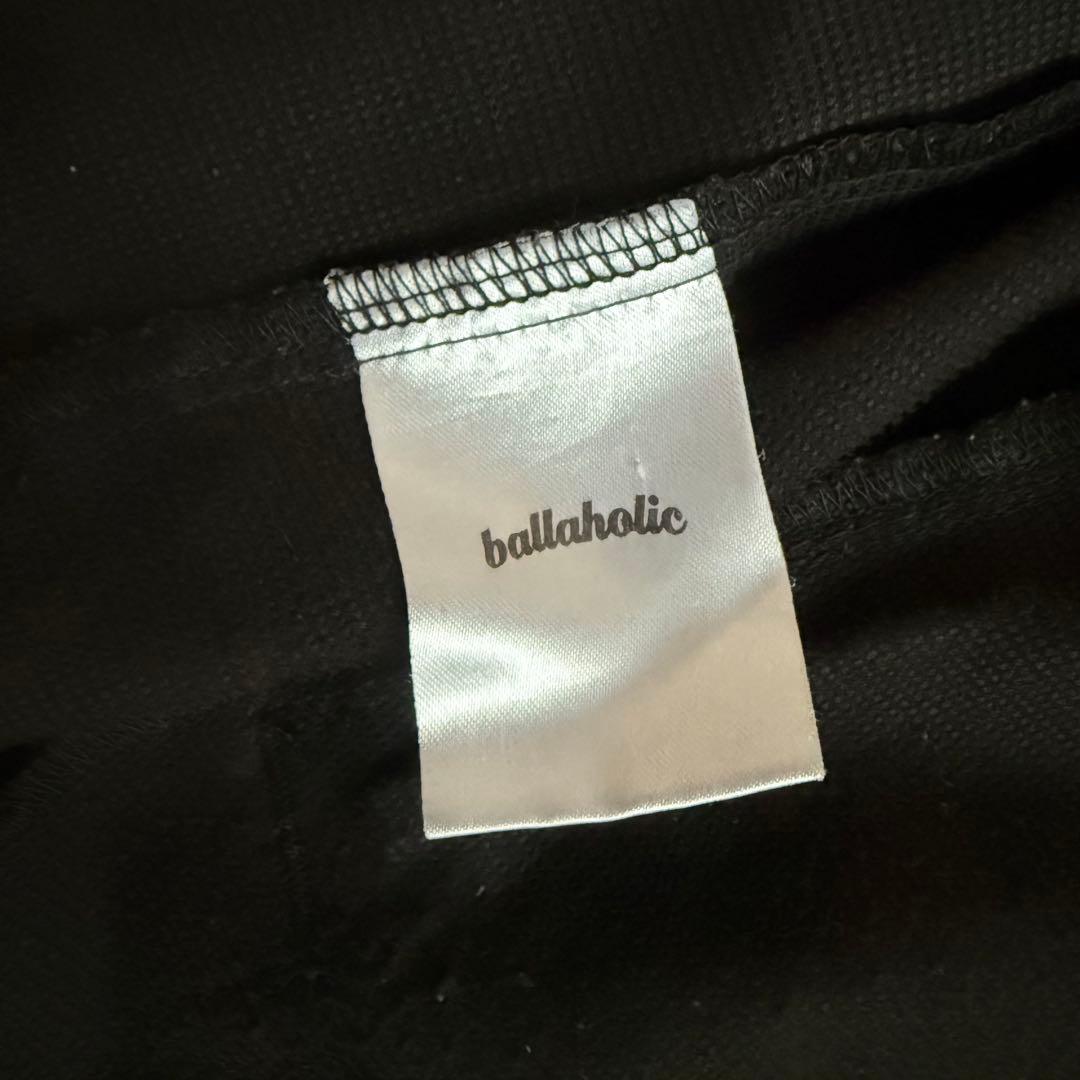 美品☆ballaholic/ボーラホリック/フルジップ/ナイロンジャケット/黒