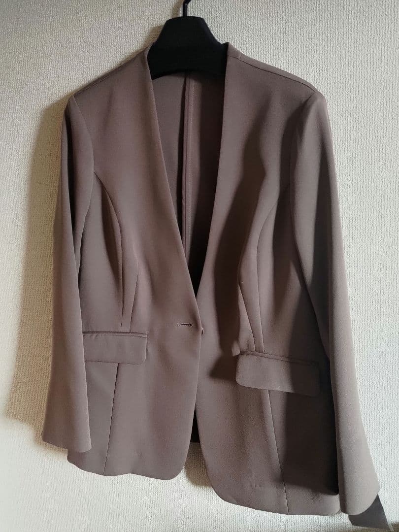 overE スーツ上下 25AW：モカ