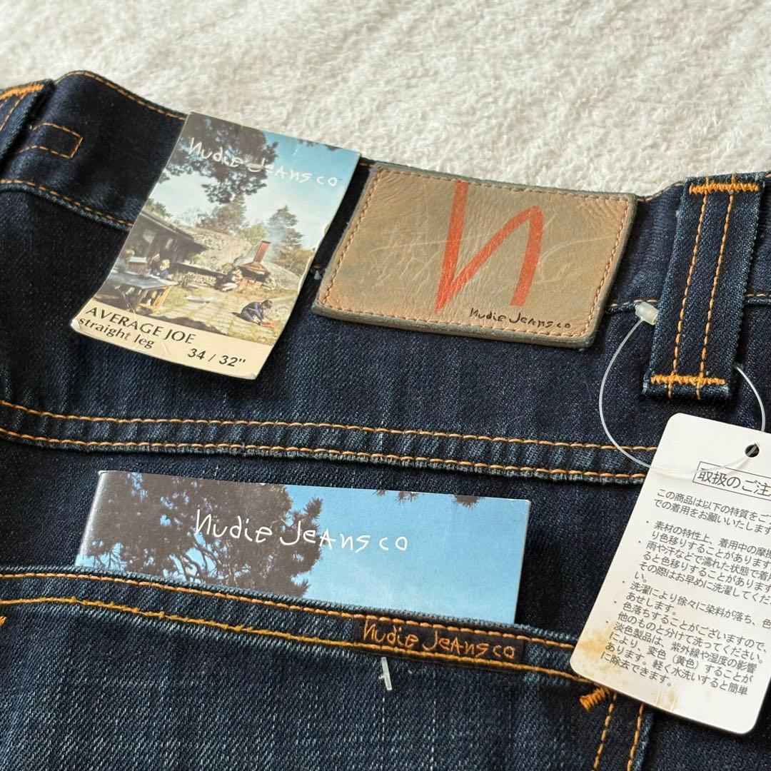 .！未使用タグ付！NUDIE JEANS AVERAGE JOE w34