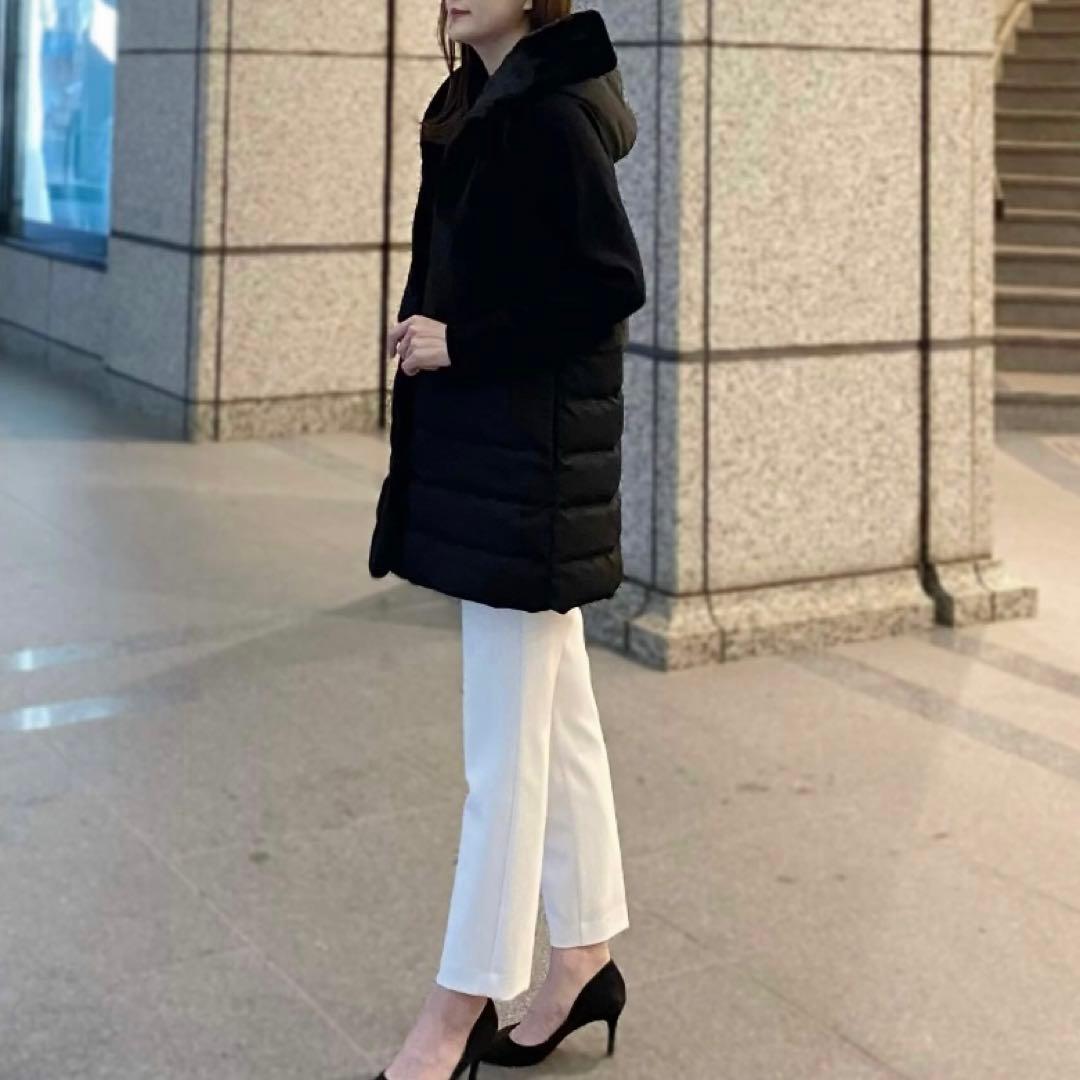 エムプルミエエコムートンダウンベスト 黒