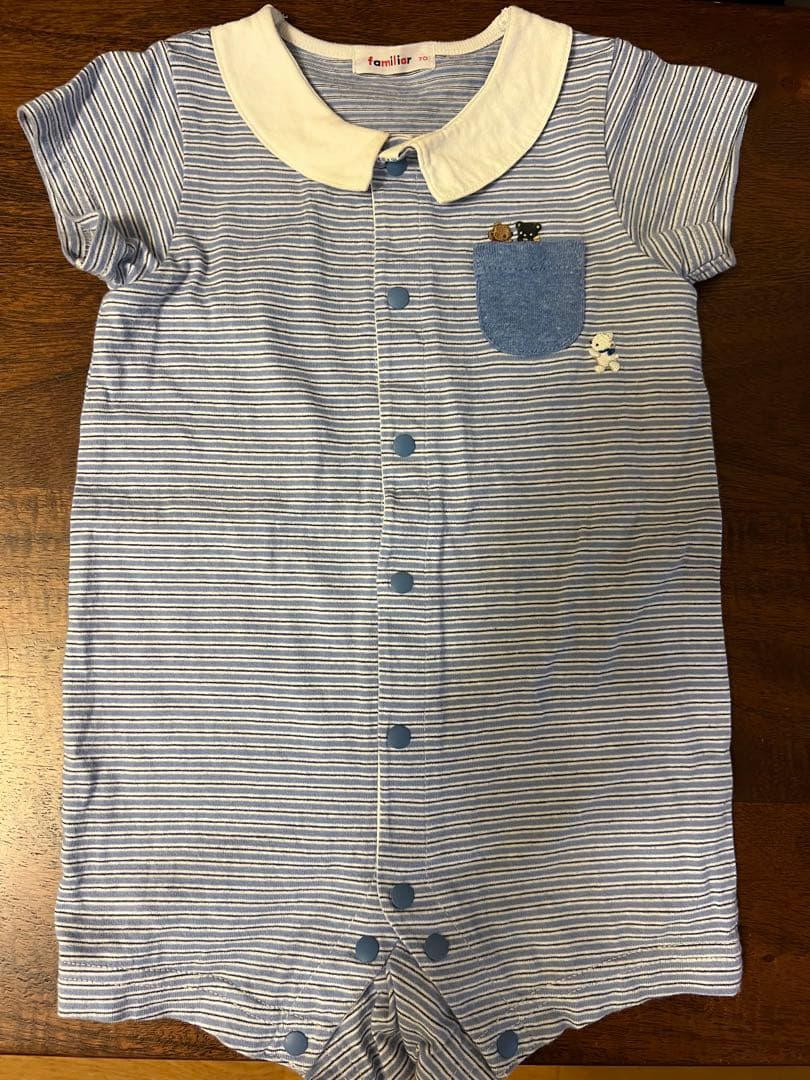 ファミリア　ロンパース2点セット