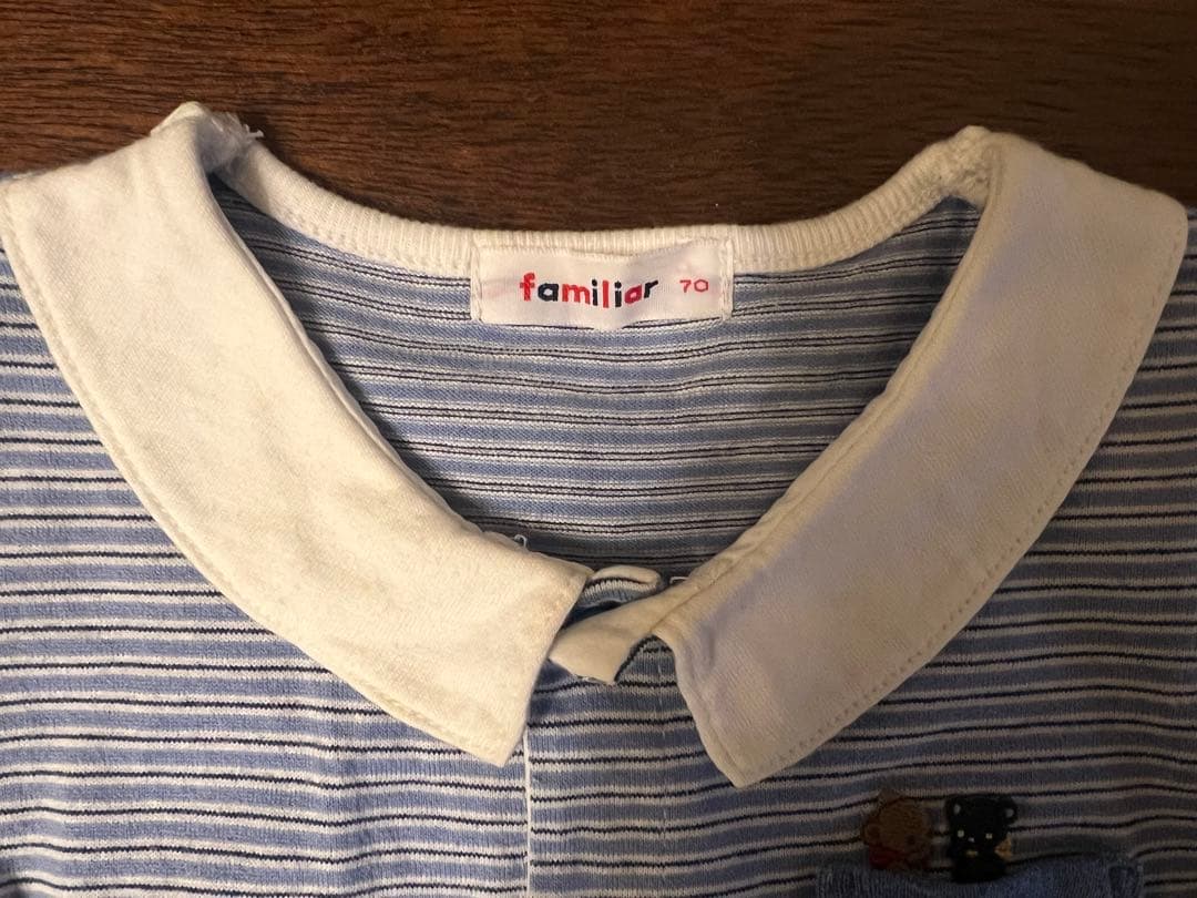 ファミリア　ロンパース2点セット