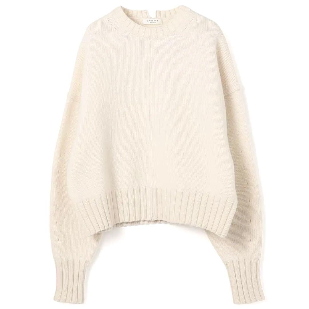 トゥモローランド MACPHEE ラムカシミヤ クルーネックプルオーバー