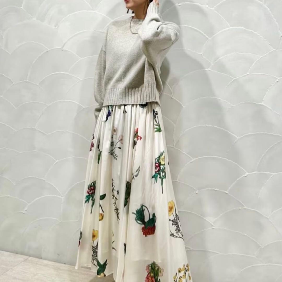 トゥモローランド MACPHEE ラムカシミヤ クルーネックプルオーバー