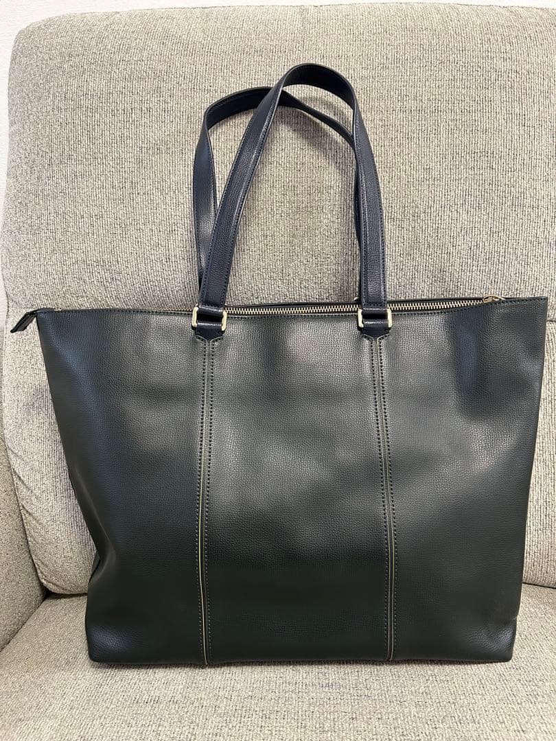 ポールスミス　Paul Smith トートバッグ　レザー　ダークグリーン