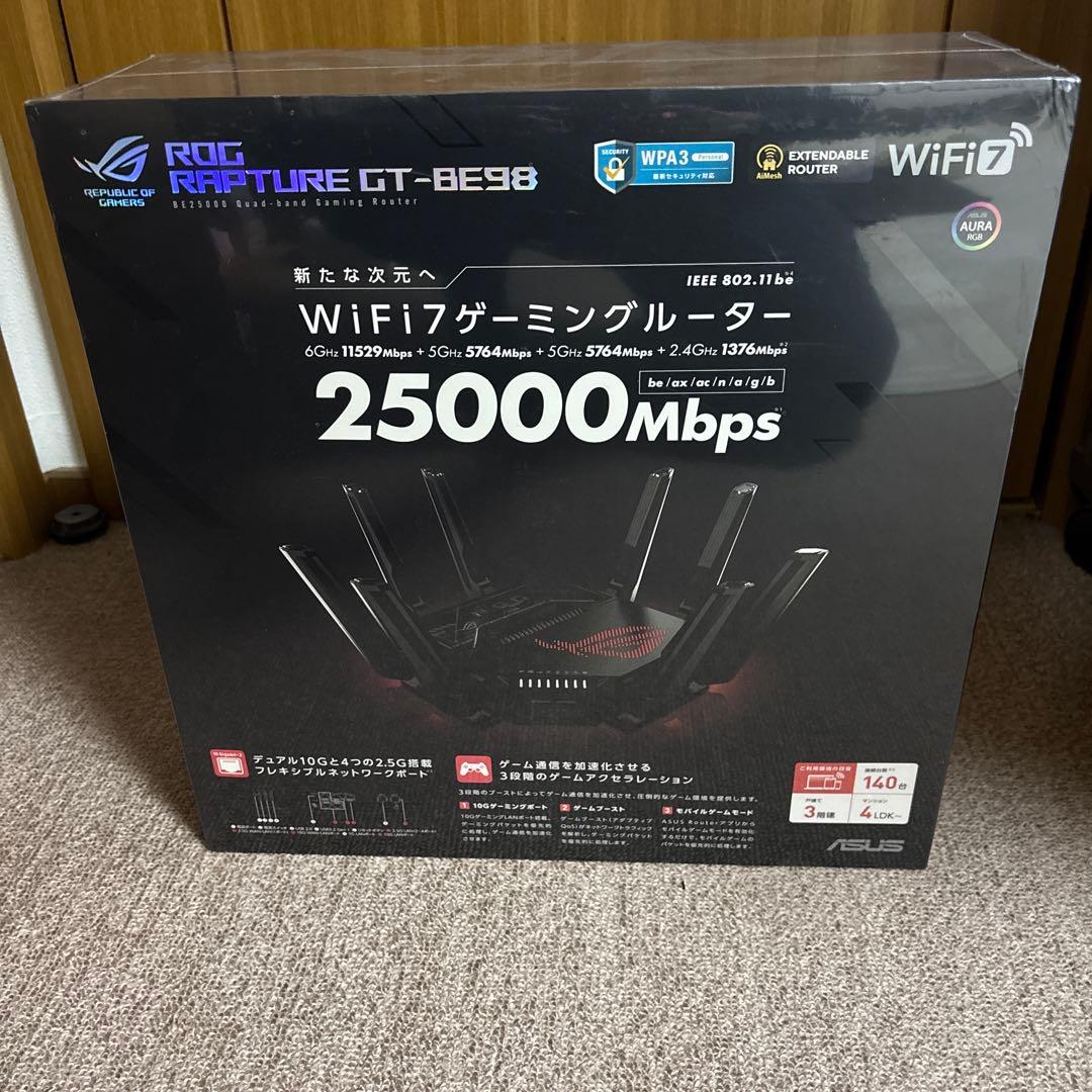 サ*ロ様 新品 ASUS ROG Rapture GT-BE98 ゲーミングルー