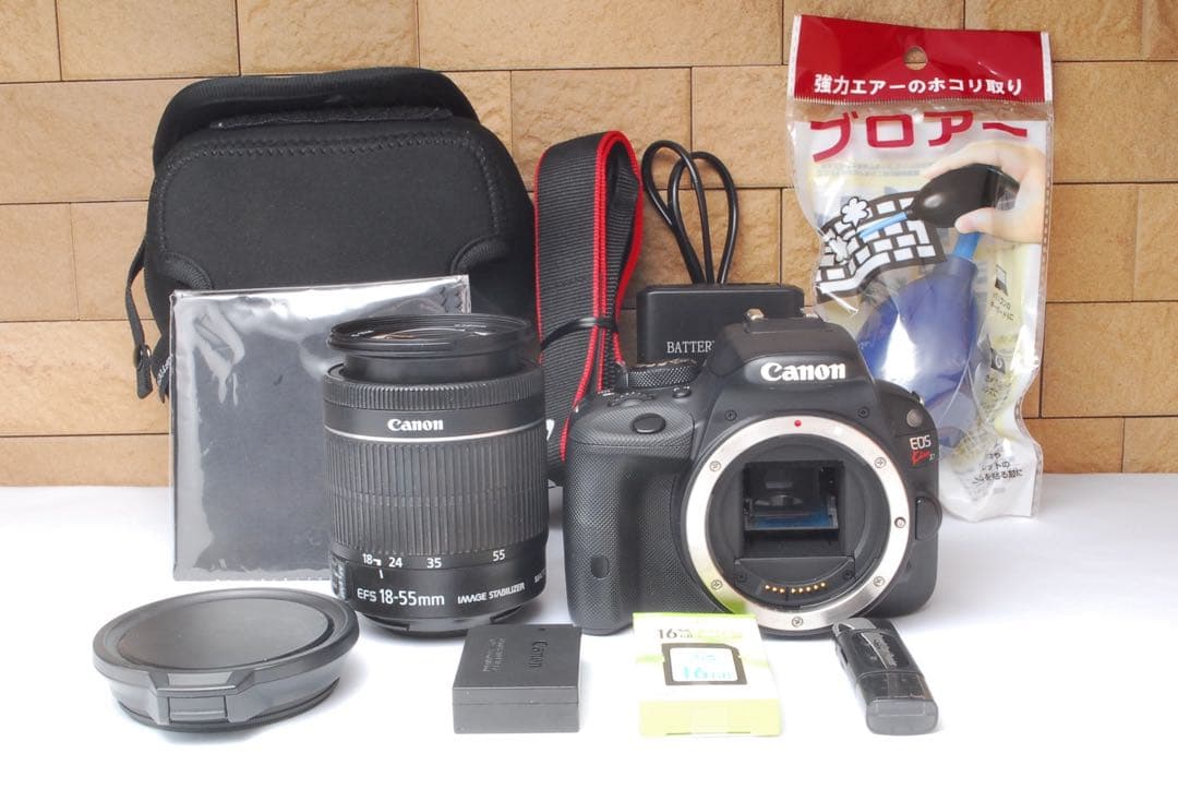 Canon EOS kiss X7 レンズキット カメラケース付き タッチパネル