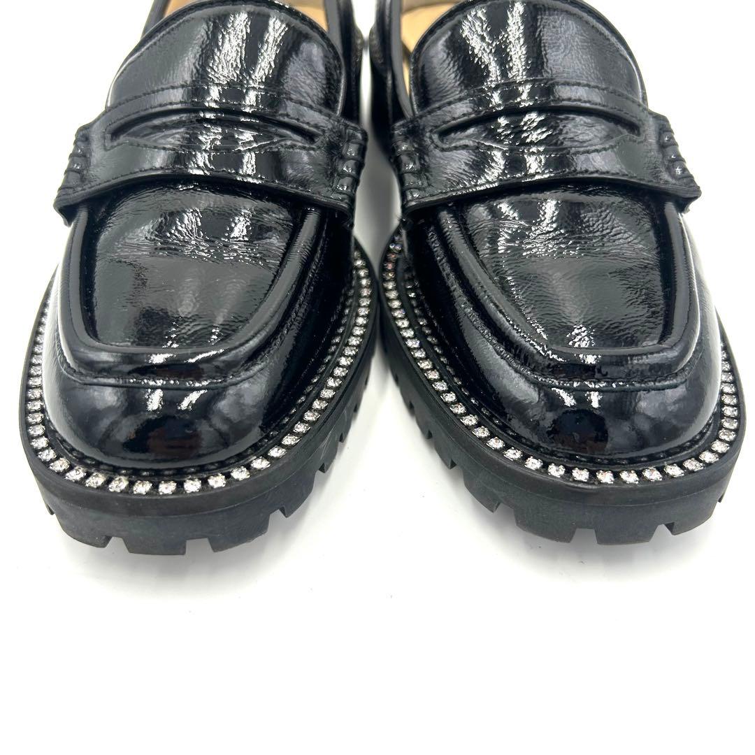 Jimmy Choo ジミーチュウ ローファー ラインストーン