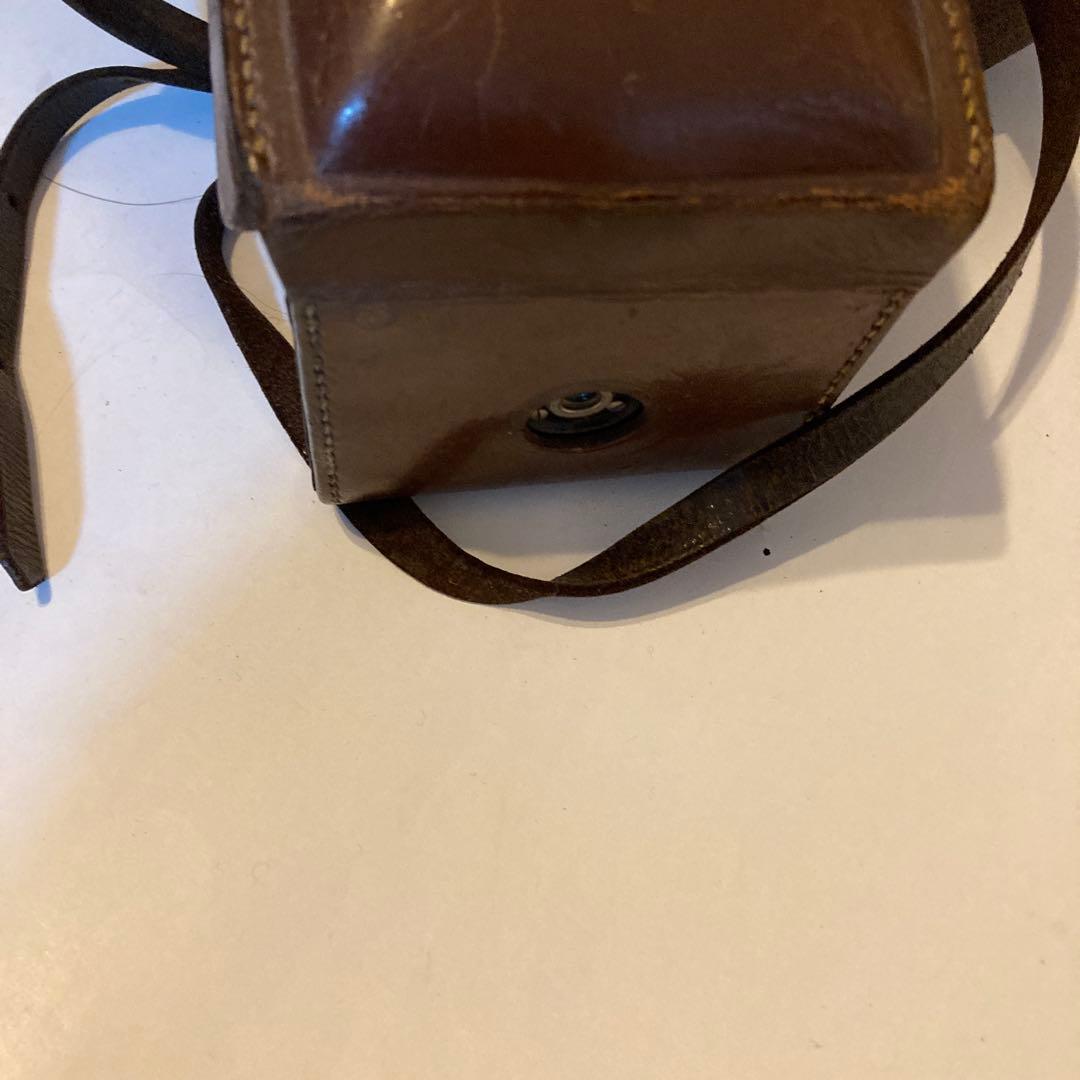 Rolleicordフィルムカメラ レザー製ケース　レンズ付き