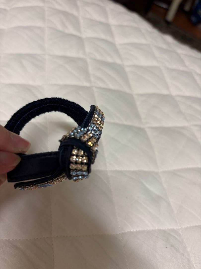 アレクサンドルドゥパリ　スワロフスキー　ヘアゴム